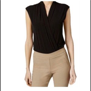 Calvin Klein Shawl Neck Body Suit 👚🖤🌹